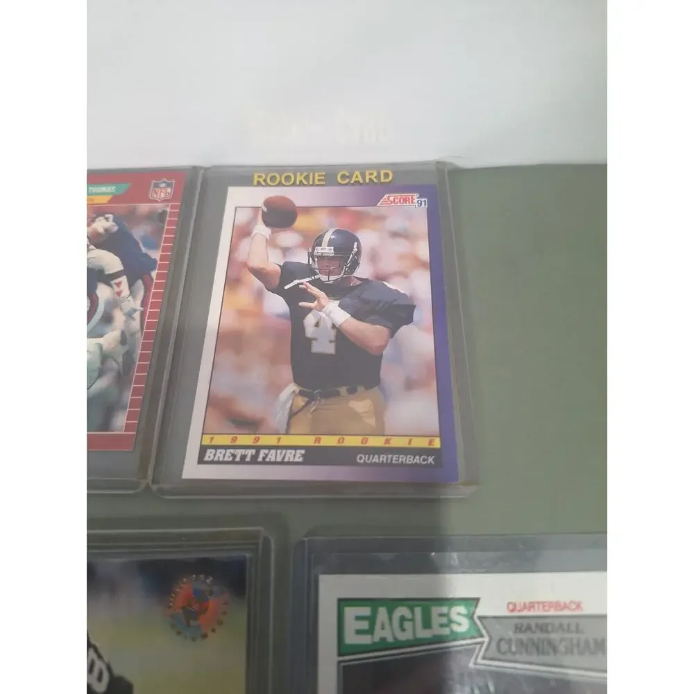 NFL Card Lot Sanders Aikman Favre Irvin RC Andrews Prizm Mitchell NM - Picture 7 of 12